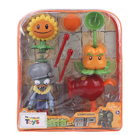 Набор игровой Lanson Toys Plants vs. Zombies Горохострел и подсолнух с 3лет в ассортименте