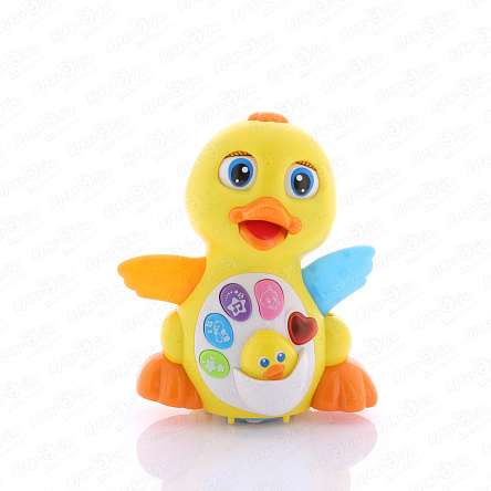 Игрушка Hola Танцующий утенок на батарейках световые и звуковые эффекты - фото 360
