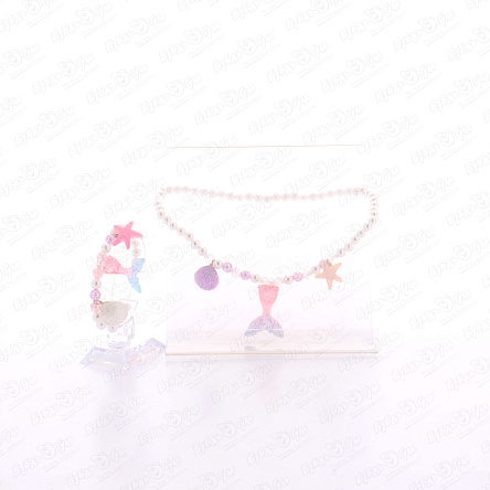 Набор украшений Русалочка розово-голубой - фото 360