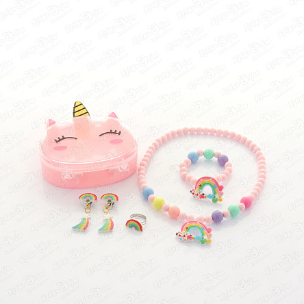 Набор украшений Радуга в шкатулке  - фото 360