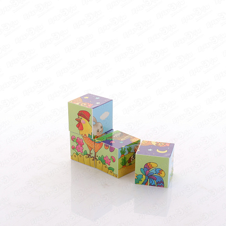 Кубики Кто живет в сказке 4шт - фото 360