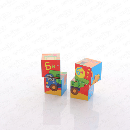 Кубики Что как звучит 4шт - фото 360