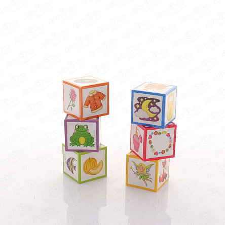 Кубики-шумелки Совушка-сова 6шт - фото 360