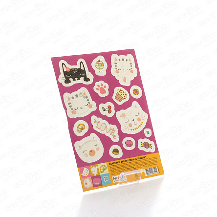 Книга с наклейками Кошки - фото 360