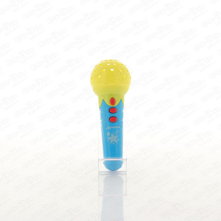 Игрушка озвученная Азбукварик Микрофончик с огоньками - фото 360