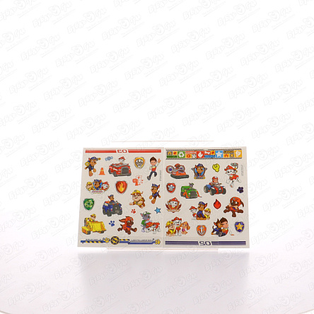 Наклейки-татуировки Щенячий патруль Рабочие будни 2листа  - фото 360