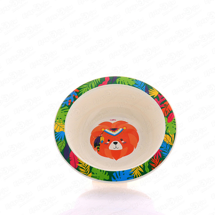 Тарелка lubby пластиковая антискользящая с высокими бортиками 450мл с 6мес - фото 360