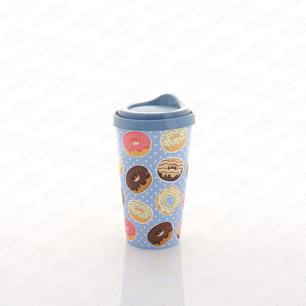 Стакан Idiland пластиковый c крышкой в ассортименте 550мл - фото 360 Стакан Idiland пластиковый c крышкой в ассортименте 550мл - фото 360