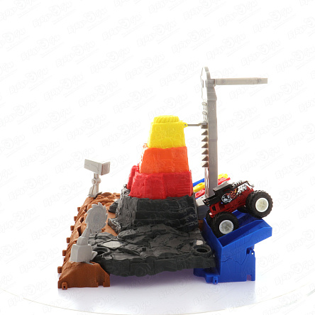  Набор игровой Hot Wheels Монстр-трак площадка для крушения - фото 360