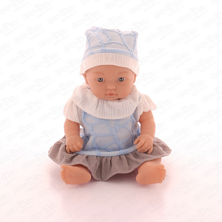 Пупс Lanson Toys функциональный в голубом платьице  - фото 360