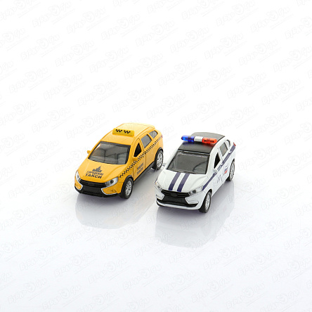 Машинка металлическая со световыми и звуковыми эффектами и открывающимися дверями 1:36 в ассортименте - фото 360