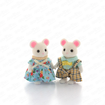 Набор фигурок миниатюрных мышат  - фото 360