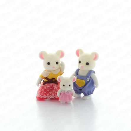 Набор фигурок Cемья миниатюрных мышат - фото 360