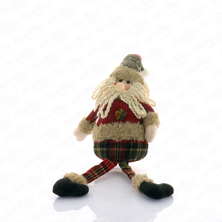 Декор новогодний мягкий Дед Мороз текстиль 50см - фото 360