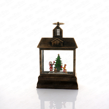 Фонарь светодиодный ларец Наряжаем елку 16,8см - фото 360