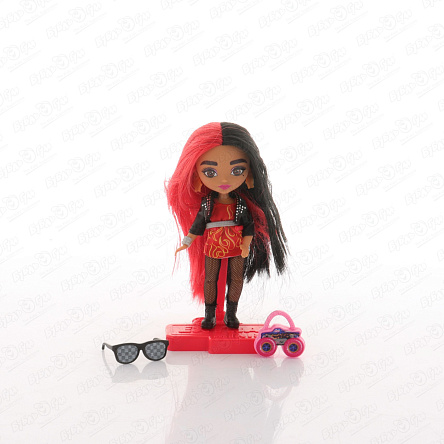 Кукла Barbie Extra minis c черно-красными волосами с 3лет - фото 360