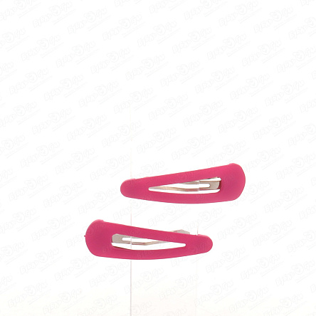 Заколки матовые цвета фуксии - фото 360