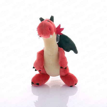 Игрушка мягкая Дракон красный 25см - фото 360