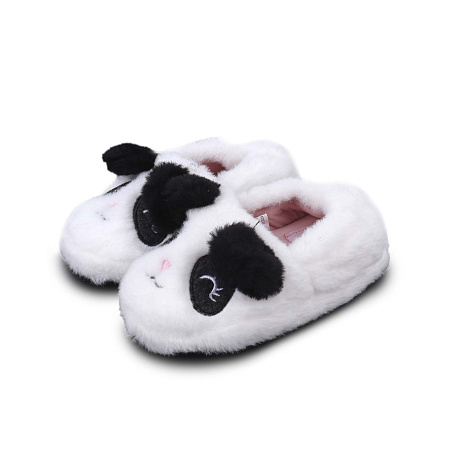 Тапочки Pasito Мишки домашние меховые белые