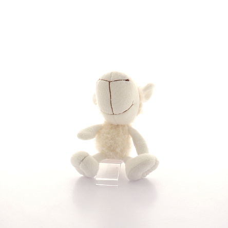 Игрушка мягкая Веселые зверята Овечка 20см - фото 360