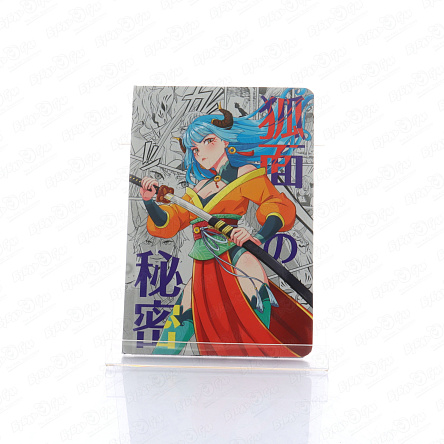 Блокнот манга Воительница и школьница - фото 360