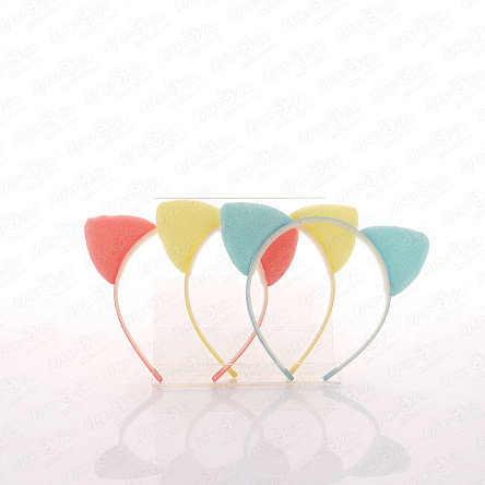 Ободок Ушки с блестками в ассортименте - фото 360