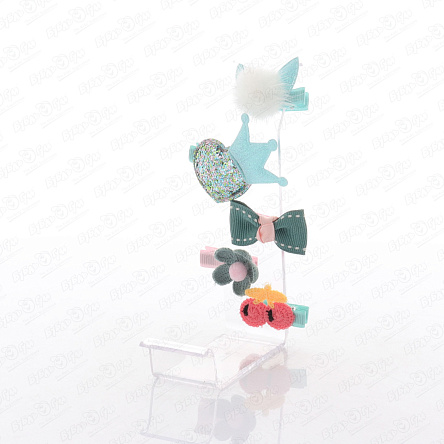 Заколки для волос мятные 5шт - фото 360