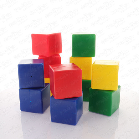 Кубики Берег детства пластиковые 8см 12шт - фото 360