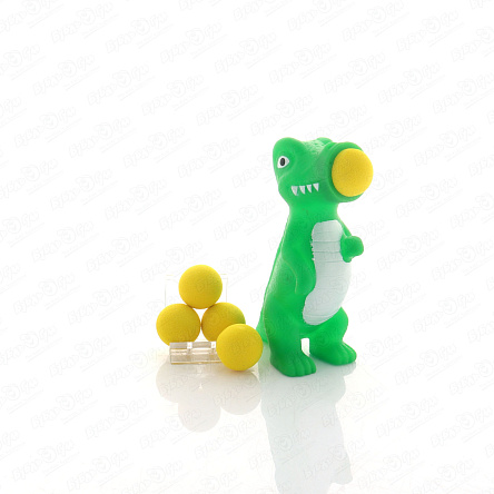 Игрушка Крокодил стреляющий мягкими шариками - фото 360