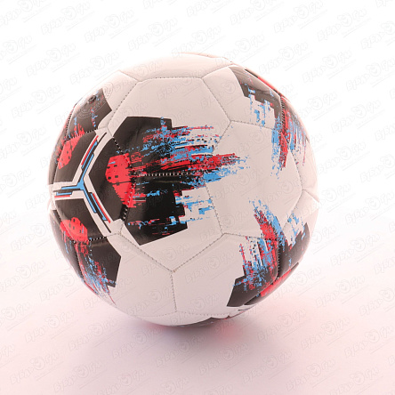 Мяч футбольный с цветными вставками в ассортименте - фото 360