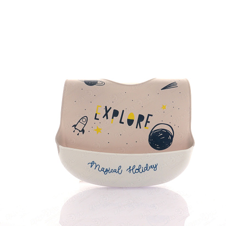 Силиконовый нагрудник BUBURU Baby explore - фото 360