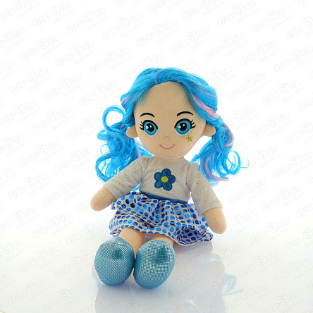 Игрушка Кукла с голубыми волосами 40см  - фото 360 Игрушка Кукла с голубыми волосами 40см  - фото 360