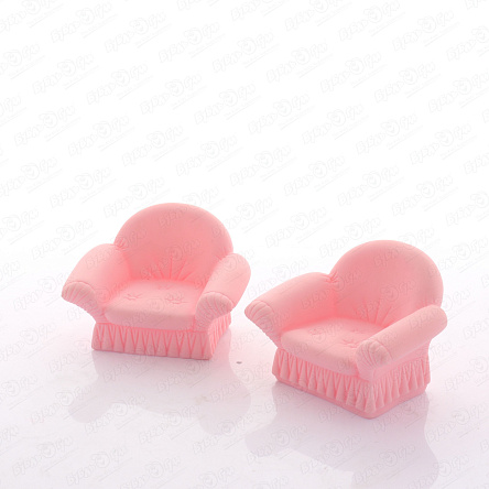 Кресла для кукол Конфетти в ассортименте 2шт - фото 360