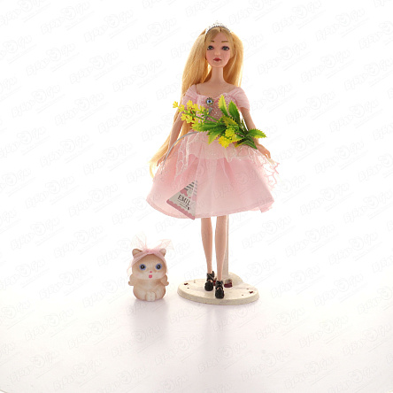 Кукла-модница Lanson Toys Emily с питомцем 35см - фото 360