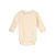 Боди на кнопках с длинным рукавом бежевое