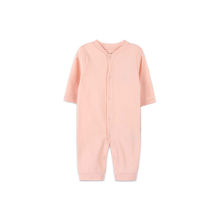 Комбинезон на манжете с кнопками нежно-розовый