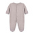 Комбинезон со ступней однотонный серый