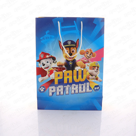 Пакет подарочный большой Щенячий патруль 25х35см - фото 360