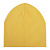 Шапочка трикотажная однотонная желтая 