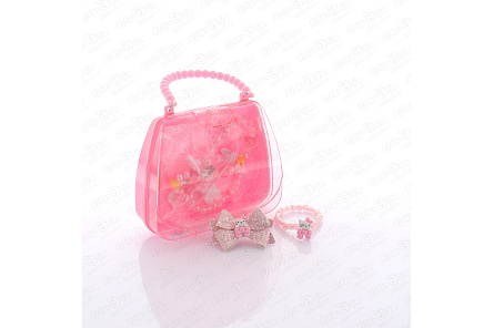 Набор украшений в розовой сумочке - фото 360