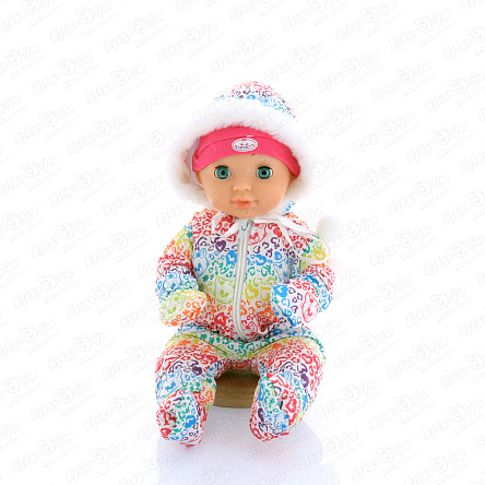 Пупс интерактивный Карапуз Юленька в зимнем костюме 40см  - фото 360