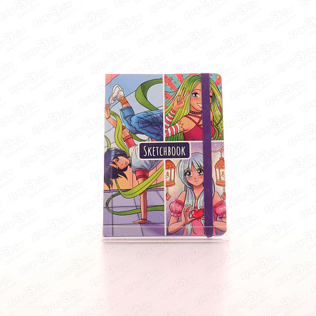 Скетчбук Аниме девушки 80л - фото 360