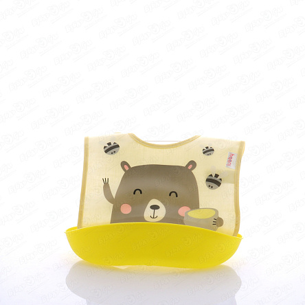 Нагрудник lubby с отстегивающимся карманом на кнопках с 6мес - фото 360