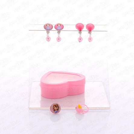 Набор украшений Sofia клипсы и кольца  - фото 360