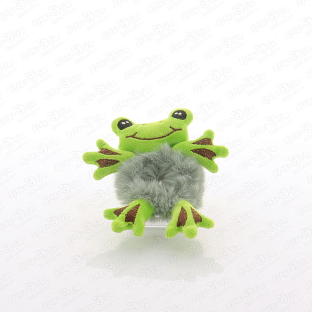 Резинка для волос меховая Лягушка - фото 360 Резинка для волос меховая Лягушка - фото 360