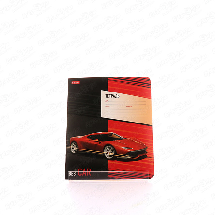 Тетрадь Best cars клетка 12л в ассортименте - фото 360