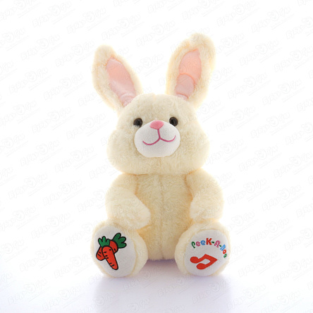 Игрушка интерактивная Зайчик закрывает глаза звуковые эффекты - фото 360