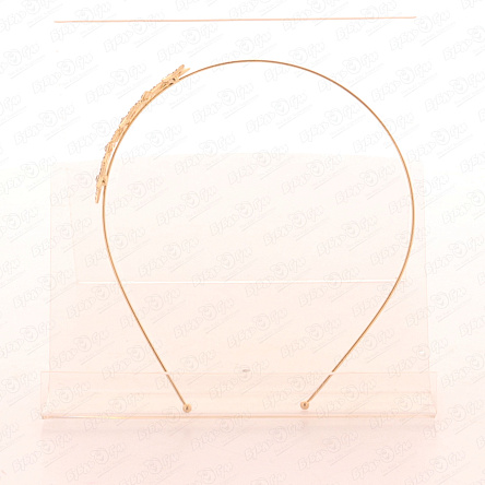 Ободок с узором волшебных мелких звезд в благородном золотистом цвете - фото 360