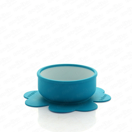 Тарелка baboo силиконовая на присоске бирюзовая 230мл с 6лет - фото 360