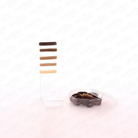 Резинки базовые темные цвета в маленькой тубе  - фото 360